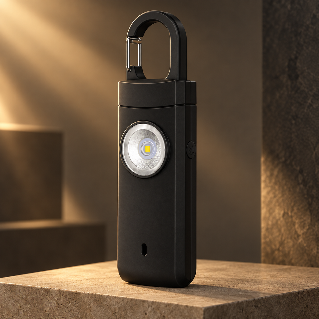 The Pitbullz One - Alarme personnelle portable : Un geste pour alerter, une tranquillité d'esprit pour petits et grands assurée